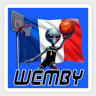 Wemby - ALIEN (w/French flag) Magnet